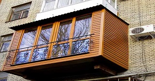 Внешняя отделка балкона Лабинск цена от 1022 руб. м/2.
